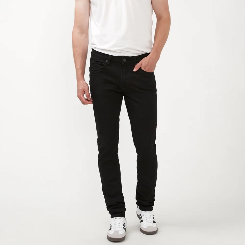 NEW Buffalo David Bitton Men's W 29x L32 Skinny Max Jeans in Midnight Wax Black
